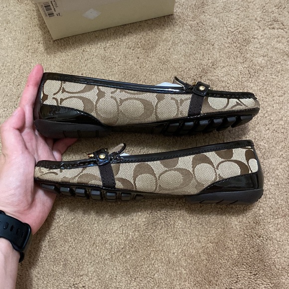 Coach Classic Canvas Logo Perri Loafers - Picture 5 of 10